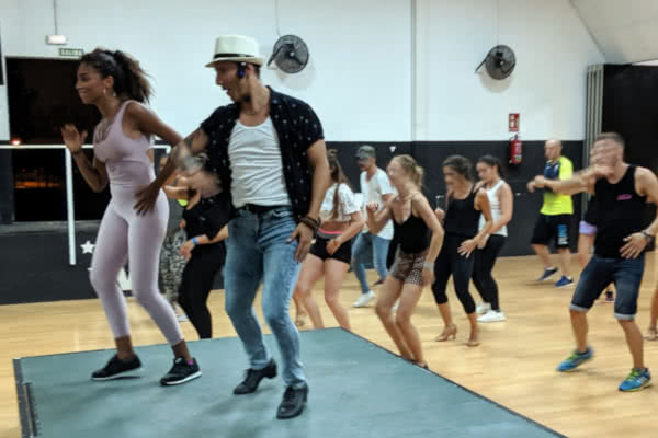 Rodrigo Cortazar & Bersy Cortez teaching